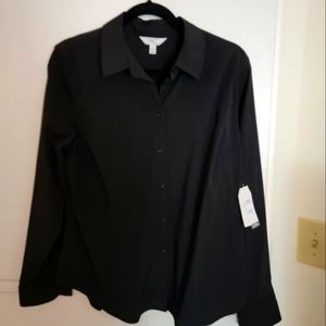 Black Longe sleeve Button-down
